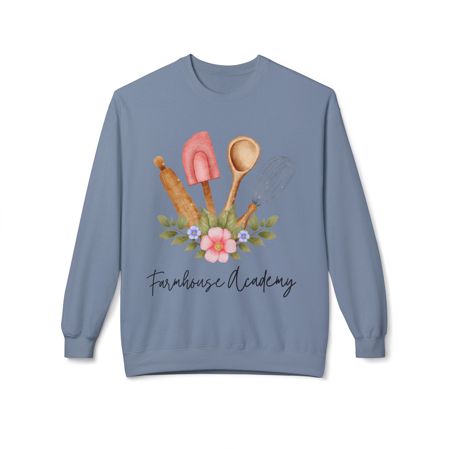 Farmhouse Academy Fleece Crewneck Sweatshirt