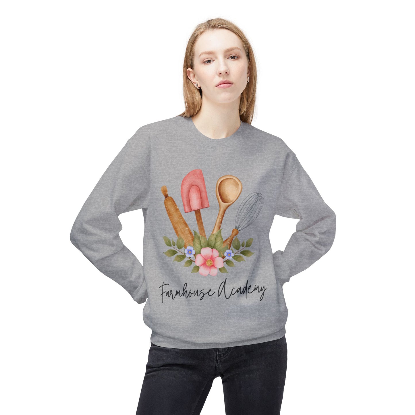 Farmhouse Academy Fleece Crewneck Sweatshirt