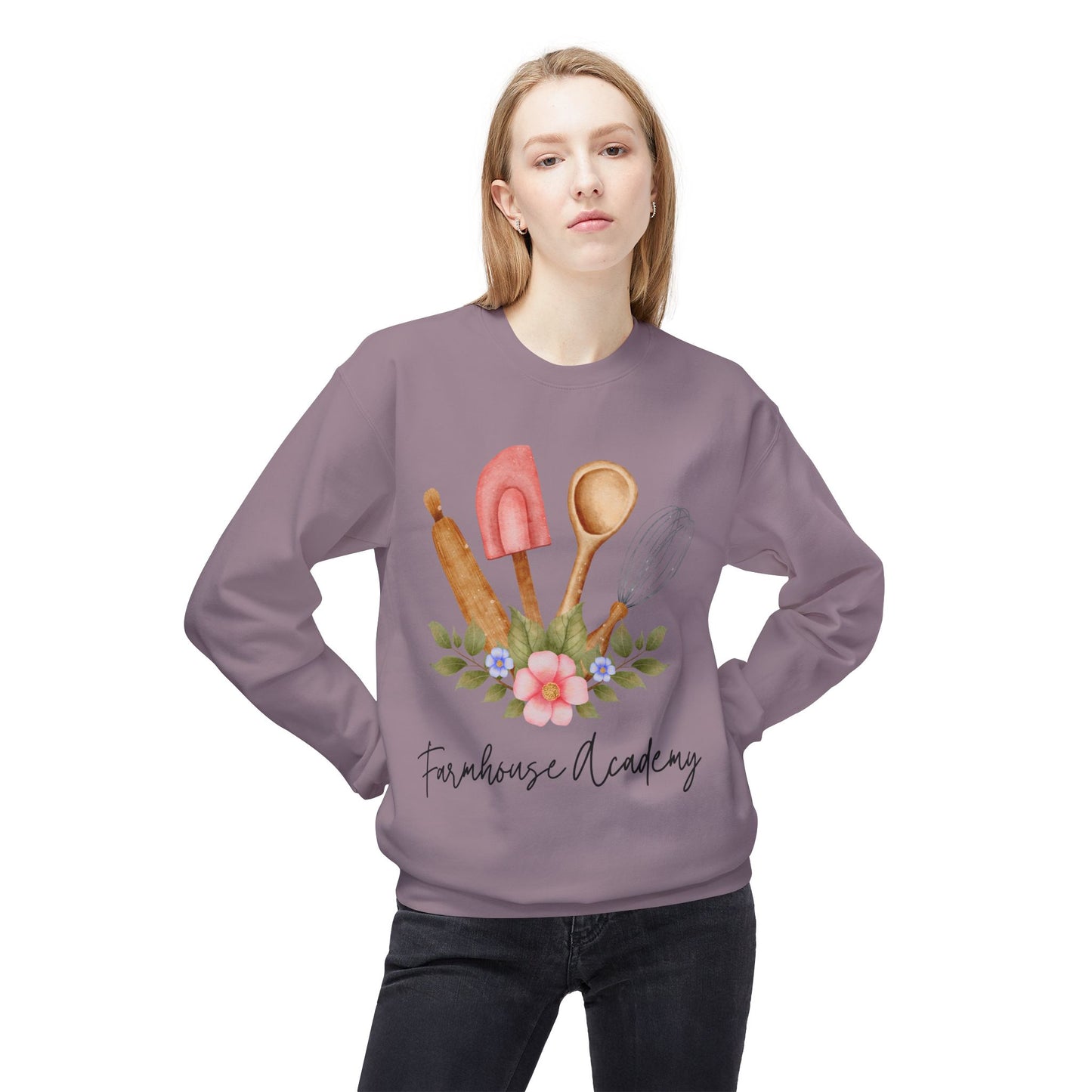 Farmhouse Academy Fleece Crewneck Sweatshirt