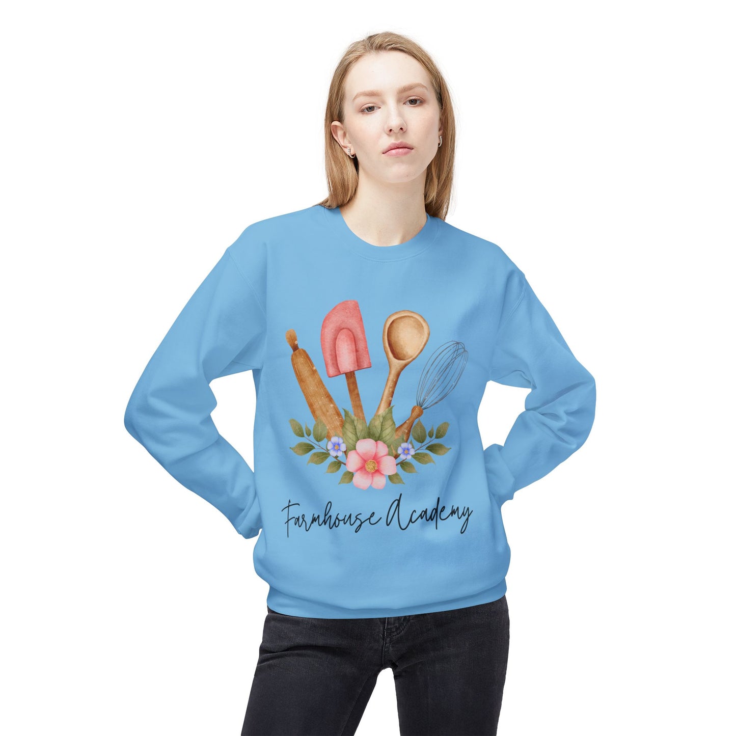 Farmhouse Academy Fleece Crewneck Sweatshirt