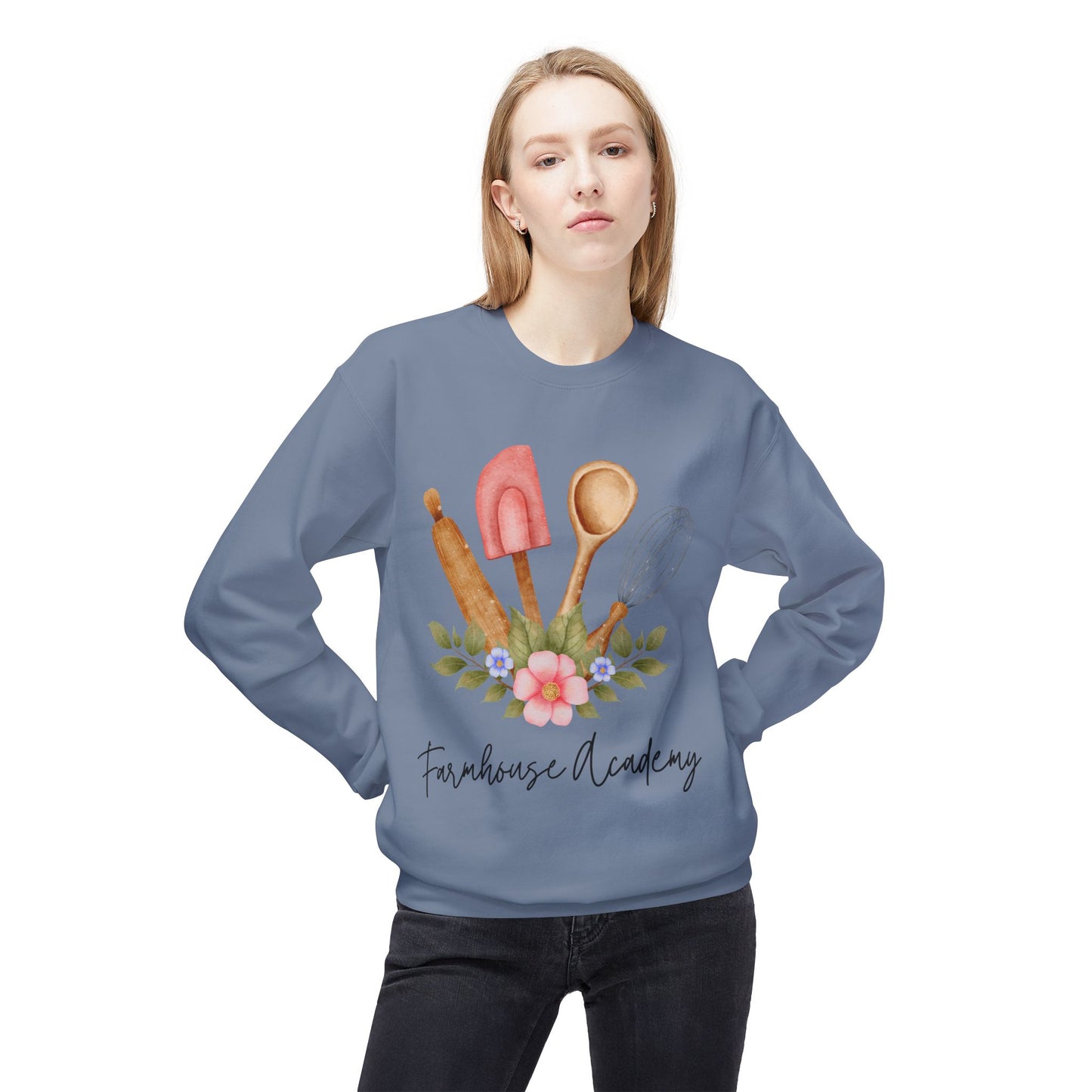 Farmhouse Academy Fleece Crewneck Sweatshirt