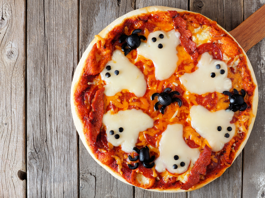 Spooky Artisan Pizzas