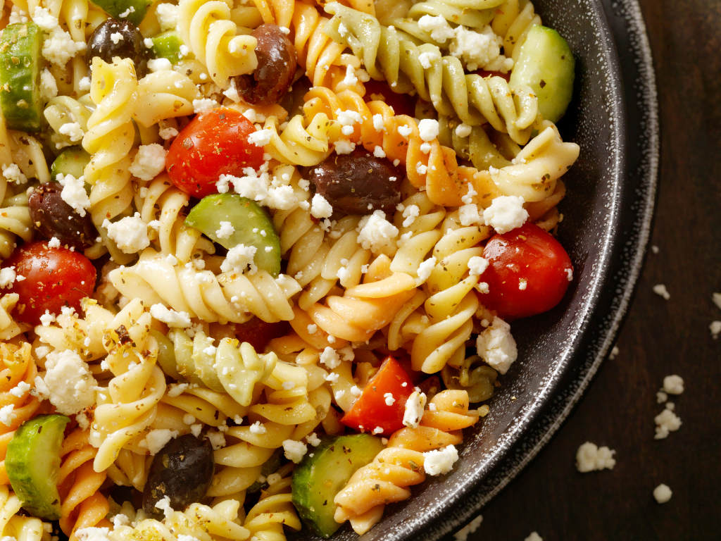 Fresh, vibrant, and full of flavor—this Greek pasta salad is a favorite from our local cooking classes in Mokena, Crest Hill, and the Chicago area. Learn to create this colorful dish with ease!