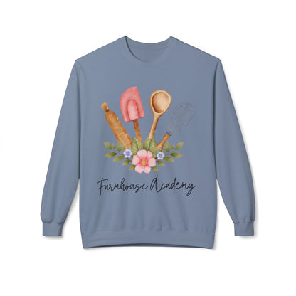 Farmhouse Academy Fleece Crewneck Sweatshirt