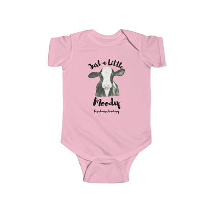Just a Little Moody Cow Infant Onesie