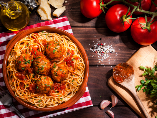 Homemade Spaghetti and Meatballs