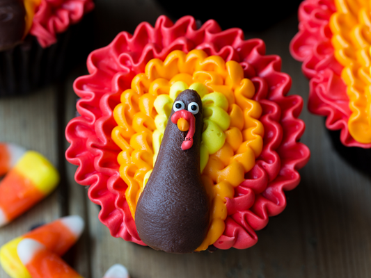 Friday Night Class - Thanksgiving Food Cupcakes