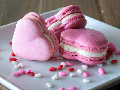 Valentine's Macarons